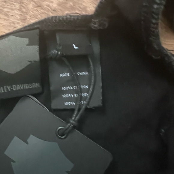 Harley-Davidson® Women's Back Strap Snow Wash Casual Dress, Black - Picture 10 of 12